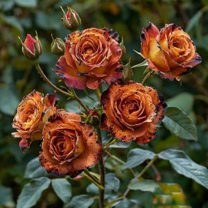 Роза плетистая Оранжевый Бриллиант купить по цене от 450р. в интернет-магазине «Посадика» с доставкой почтой в в Олекминске и по всей России – [изображение №1].